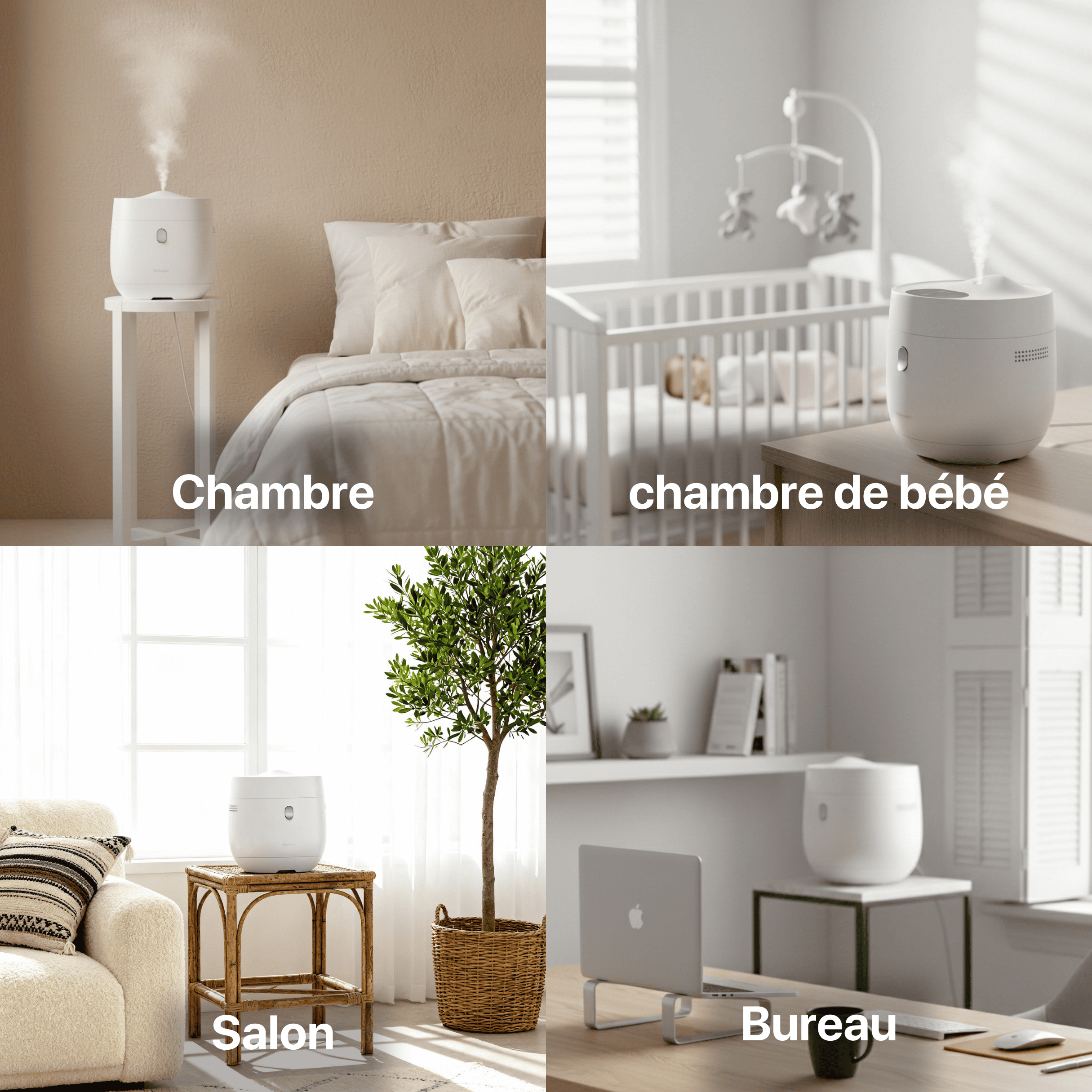 BioStudio Air One – Humidificateur en acier inoxydable